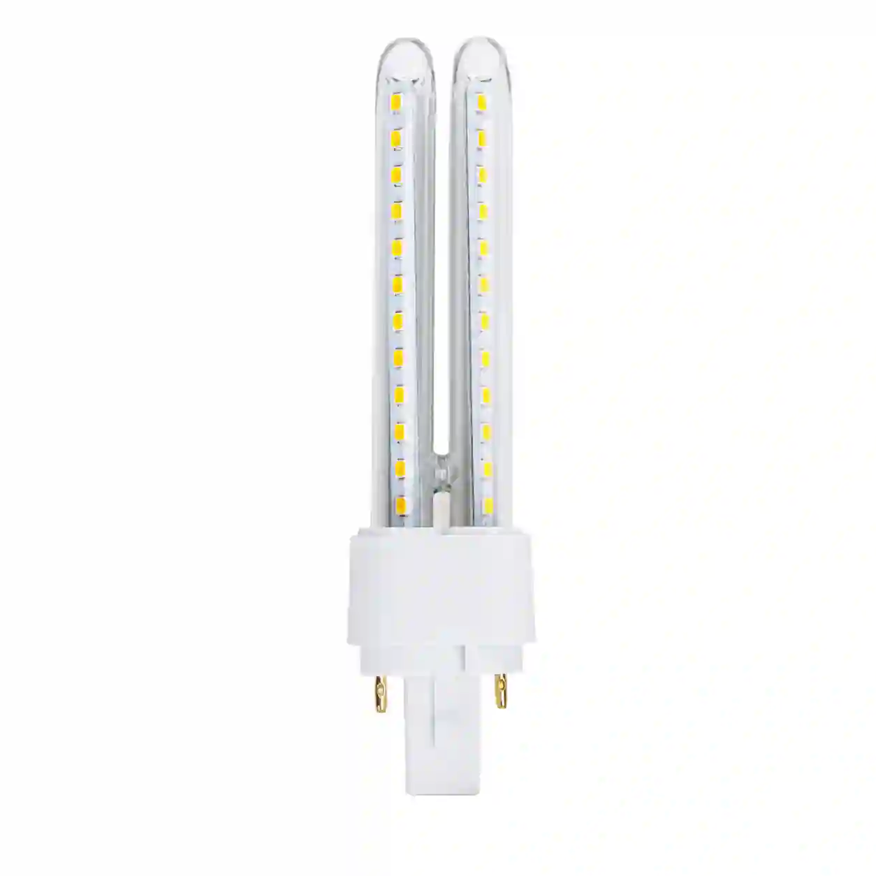 Podlouhlá LED žárovka s dvoukolíkovou paticí G24D-3
